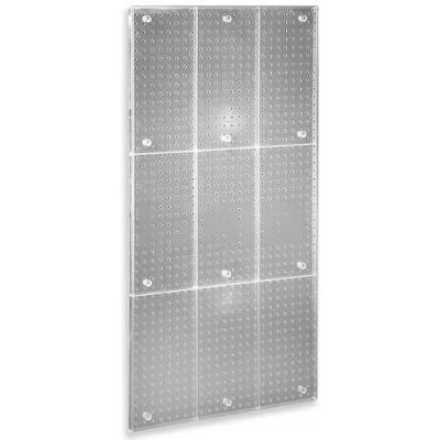 Azar Displays 700248-CLR Pegboard Wall Panel, 24" x 48", Clear ,1 Piece