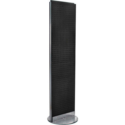Azar Displays 700250-BLK, Pegboard Floor Stand, 16"W x 60"H, BK, 1 Pc