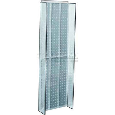 Azar Displays 700350-CLR Pegboard Powering, 13.75" x 44", Clear ,1 Piece