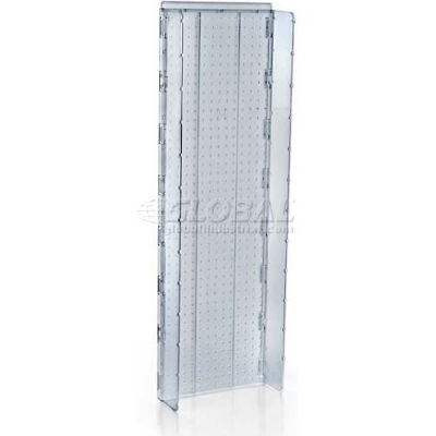 Azar Displays 700352-CLR Pegboard Powering, 13.75" x 44", Clear ,1 Piece