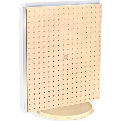Azar Displays 700500-ALM Pegboard Countertop Display, 16" x 20", Almond Solid ,1 Piece