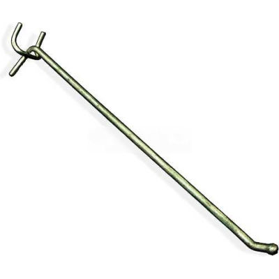 Azar Displays 700810 10" Metal Hook, 0.187" Diameter