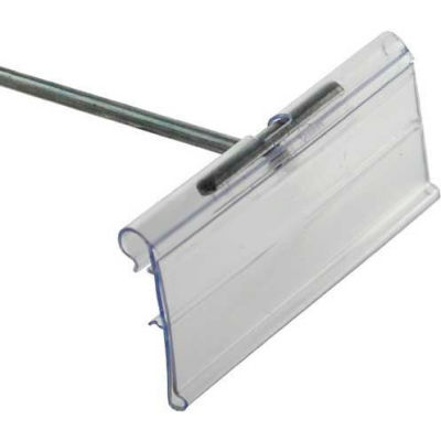 Azar Displays 700841 Flip Scan Label Holder, 1.25" x 3"