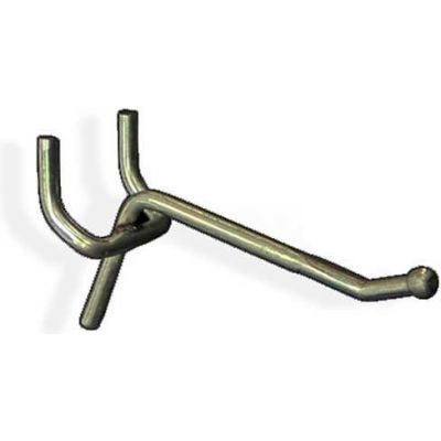 Azar Displays 700882 2" All Wire Hook, Galvanized
