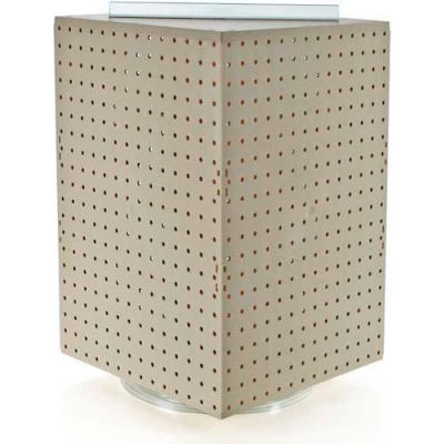 Azar Displays 701414-ALM Interlocking Pegboard Countertop Display, 14" x 20", Almond Solid ,1 Piece