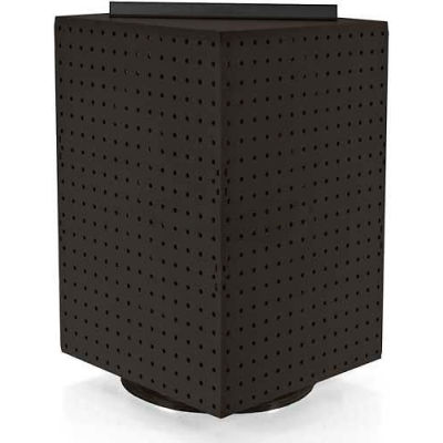 Azar Displays 701414-BLK Interlocking Pegboard Countertop Display, 14" x 20", Black Solid ,1 Piece