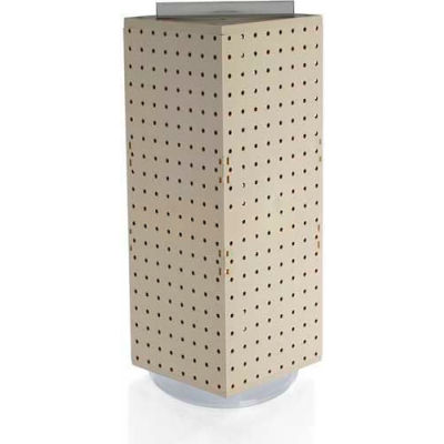 Azar Displays 703385-ALM Interlocking Pegboard Countertop Display, 8" x 20", Almond ,1 Piece