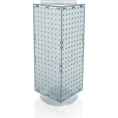 Azar Displays 703385-CLR Interlocking Pegboard Countertop Display, 8" x 20", Clear ,1 Piece