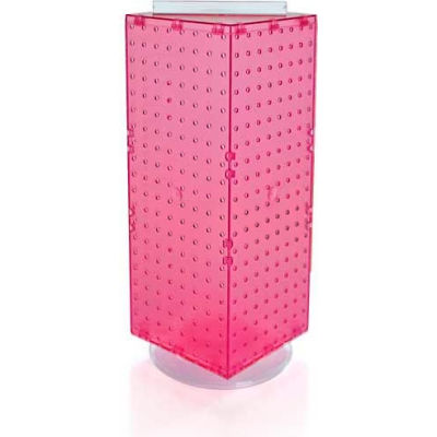 Azar Displays 703385-PNK Interlocking Pegboard Countertop Display, 8" x 20", Pink ,1 Piece