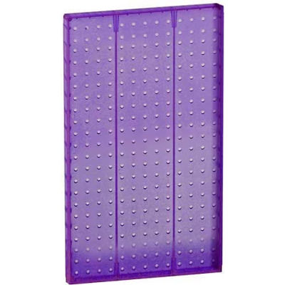 Azar Displays 771322-PUR Pegboard Wall Panel, 13.5" x 22", Purple Opaque