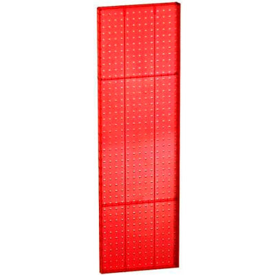 Azar Displays 771344-RED Pegboard Wall Panel, 13.5" x 44"