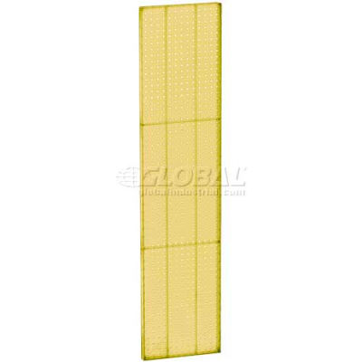 Azar Displays 771360-YEL Pegboard Wall Panel, 13.5" x 60", Yellow Opaque