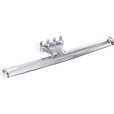 Azar Displays 800020 Bracelet Bar For Pegboard/Slatwall, Clear, 15.875" Wide, Flexible