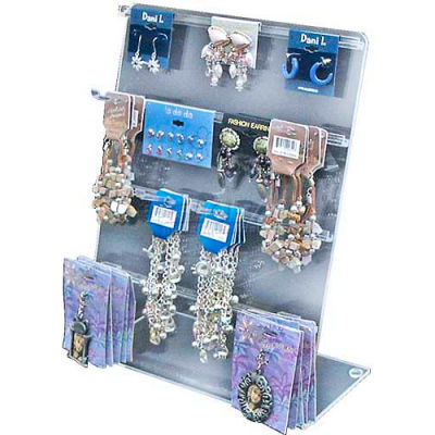 Azar Displays 900013 J-Bar Countertop Display, 9" x 14" ,1 Piece
