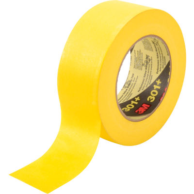 3M™ Masking Tape 301+ 1,89"W x 60 Yards - Jaune - Qté par paquet : 24