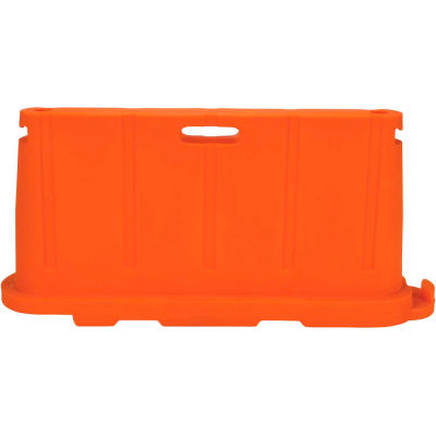 Stackable Safety Poly Barricade, 76-1/2"L, Orange