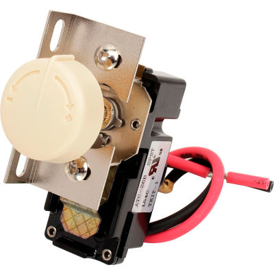 King Remplacement thermostat Single Pole TKIT-1A Amande pour les radiateurs électriques in-Wall