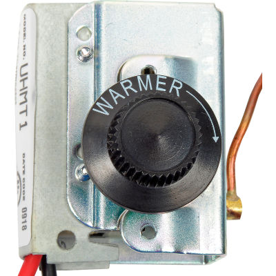 Kit de thermostat unipolaire UHMT1-S - Température 40-85 ° F pour chauffage d’unité horizontal / descendant