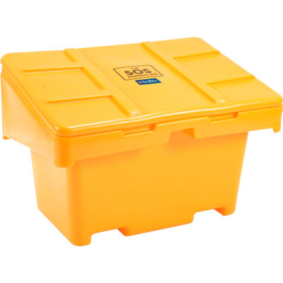 Global Industrial™ Lockable Outdoor Storage Container, 42"Lx29"Wx30"H, 11 Cu. Ft., Yellow