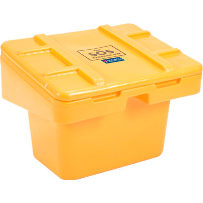 Global Industrial™ Conteneur d’entreposage extérieur verrouillable, 30"Lx24"Wx23"H, 5,5 Pi³, Jaune