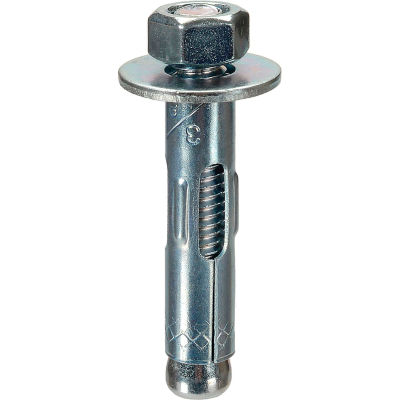 Sleeve Anchor - 3/8 x 1-7/8" - Hex Nut w/ Washer - Steel ...