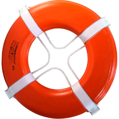 Datrex 24 Inch USCG Approved Life Ring Buoy With Reflective Tape - Marine Safety