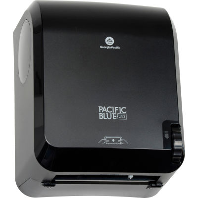 Pacific Blue Ultra™ Distributeur d’essuie-tout mécanique haute capacité par GP Pro, noir