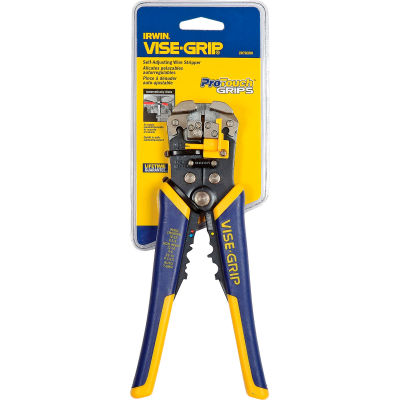 IRWIN VISE-GRIP® 2078300 8 "autoréglable Wire Stripper/Cutter/gaufreur W / Touch Pro Grips