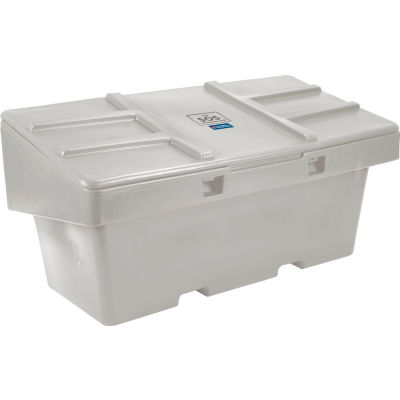 Global Industrial Lockable Outdoor Storage Container, 72"Lx36"Wx36"H, 36 Cu. Ft., Light Gray