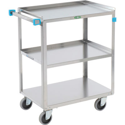 Lakeside® 444 Stainless Steel Utility Cart 39-1/4 x 22-3/8 x 37-1/4 500 Lb Cap