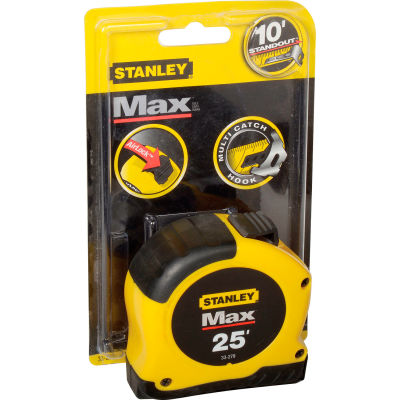 Stanley® Max™ 1 1/8 "x 25' Tape - Anglais