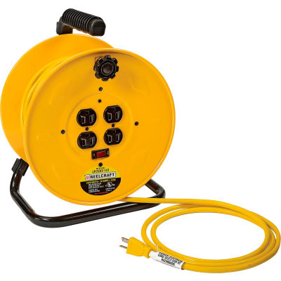 Reelcraft LH2080 143 Hand Crank Cord Reel, Includes 80 ft Cord