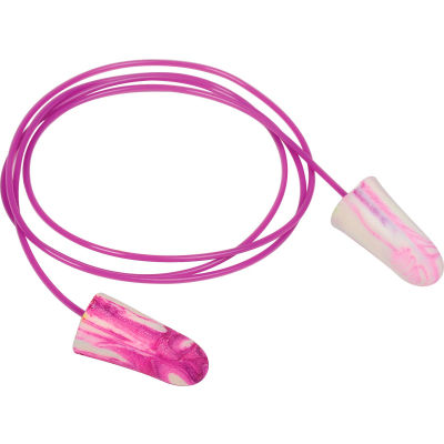 Moldex 6654 SparkPlugs® Multi-Color Foam Earplugs, Corded, 100 Pairs/Box