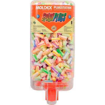 Moldex 6645 SparkPlugs® PlugStation® Earplug Dispensers, 500 Pairs/Dispenser