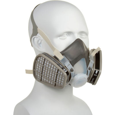 3M™ série 5000 demi masque jetable respirateurs, OV, grand, 5301