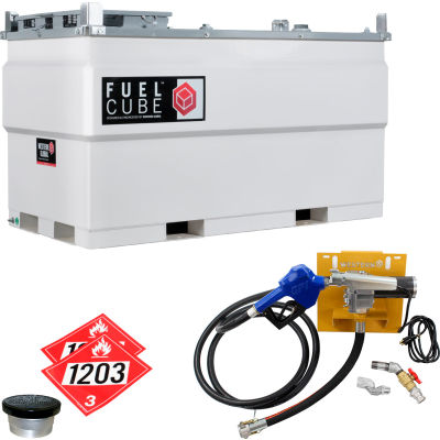 Western Global FuelCube®™ Réservoir stationnaire de stockage de carburant, 115V, capacité de 528 gallons