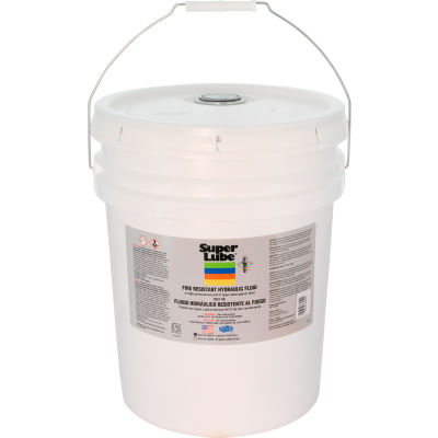 Super Lube® Fire Resistant Non-Flammable Hydraulic Oil, 5 Gallon Pail ...