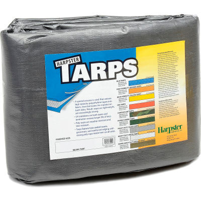20' x 20' Medium Duty 6 oz. Tarp, Silver - S20x20
