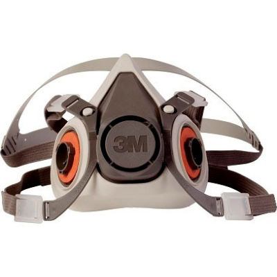 3M™ demi masque réutilisable respirateur 6100/07024(AAD), 1 petite, chaque