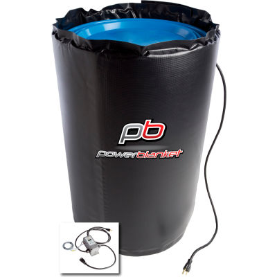 Couverture chauffante à tambour isolé Powerblanket® pour tambour de 30 gallons, jusqu’à 145 ° F, 120V