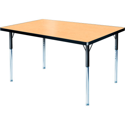 Activity Table - Rectangle - 24" X 60", Standard Adj. Height, Fusion Maple