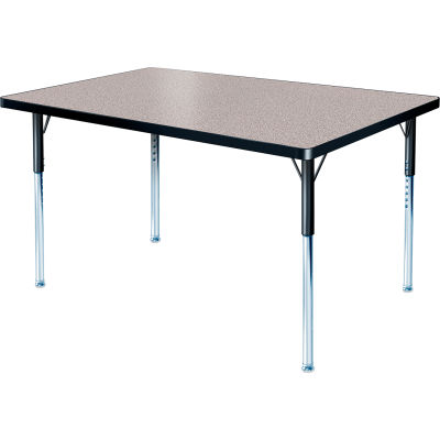 Activity Table - Rectangle - 24" X 60" - Standard Adj. Height - Gray Nebula