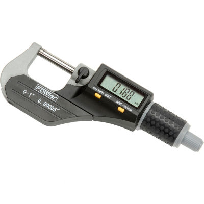Fowler Xtra Value 0-1 « /25,4MM IP54 Sortie de données micrométrique numérique et ratchet Stop Thimble