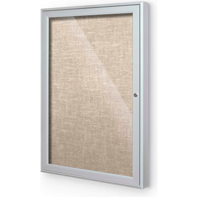 Balt® Outdoor Enclosed Bulletin Board Cabinet,1-Door 18