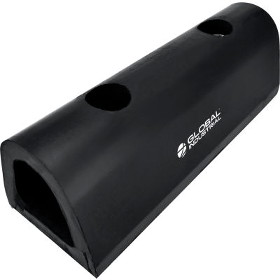 Global Industrial™ Extruded Rubber Fender Bumper, 12"L x 4-1/4"W x 4"H