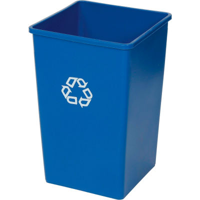Rubbermaid® Recycling Can, 50 Gallon, Bleu