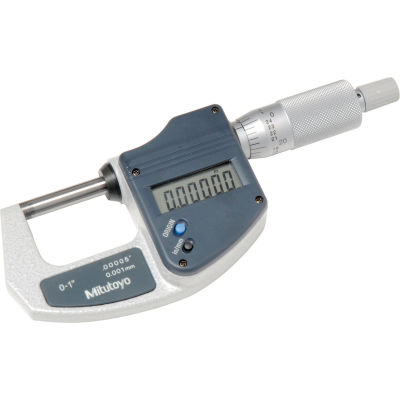 Mitutoyo 293-831-30 Digimatic 0-1"/25.4MM Digital Micrometer W/Ratchet Stop Thimble