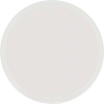 Cambro 1950148 - Camtray 19.5" Round Low, White - Pkg Qty 12