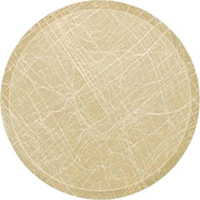 Cambro 1950214 - Camtray 19.5" Round Low, Abstract Tan - Pkg Qty 12