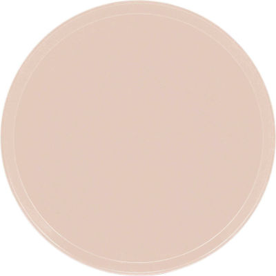 Cambro 1550106 - Camtray 15.5" Round Low, Light Peach - Pkg Qty 12